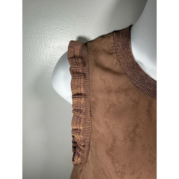 Anthropologie Current Air Sleeveless Top Small Mauve Color - Picture 2 of 9